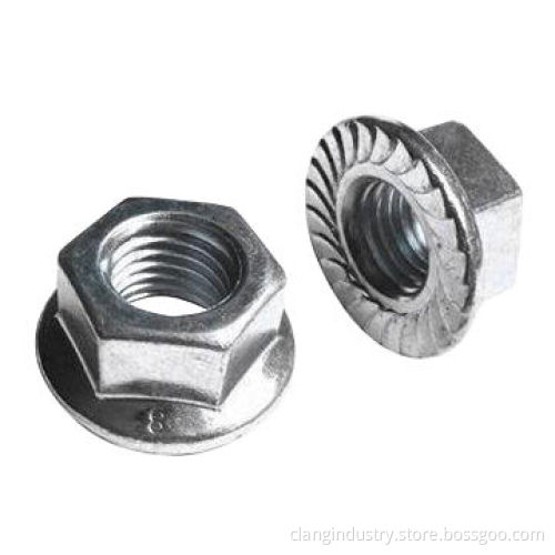 DIN6923 Hex Flange Nuts, Serrated or Not